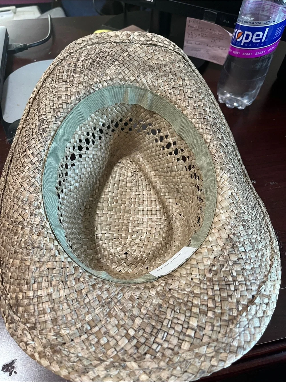 Hobby Lobby Woven Straw Sun Hat - Natural Beige